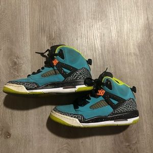 NIKE AIR JORDAN SPIZIKE RETRO GS SZ 6.5Y DUSTY CACTUS HYPER